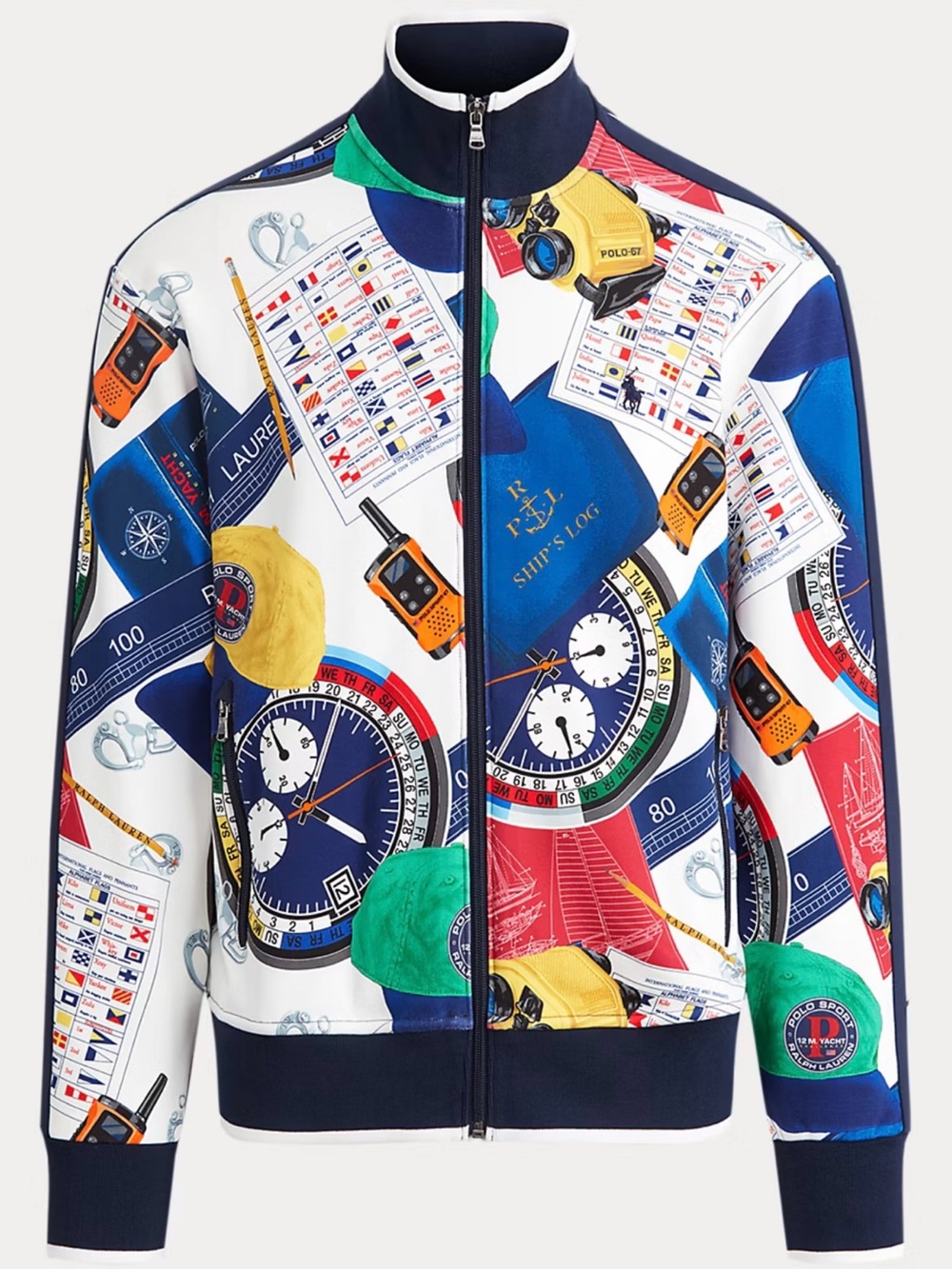 Polo Ralph Lauren Yacht Challenge Nautical Polo
Sport Graphic Jacket Full Zip